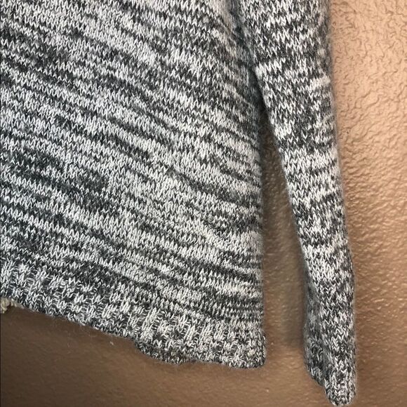 Express Gray Cowl-neck Sweater - Picture 2 of 5